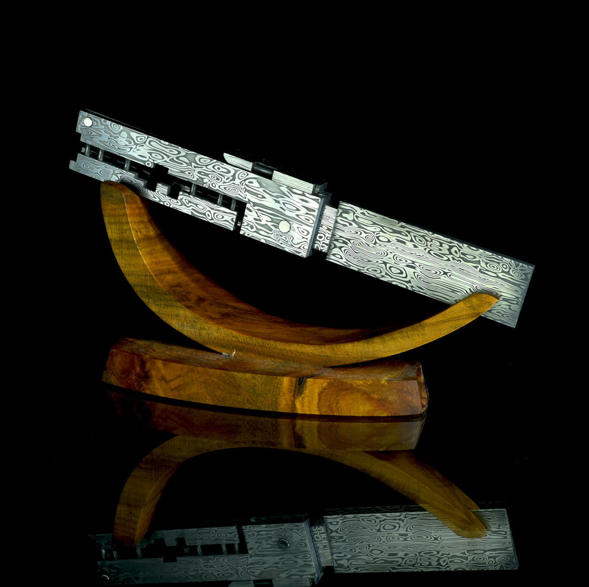 Full Damascus O² Lockback Knife