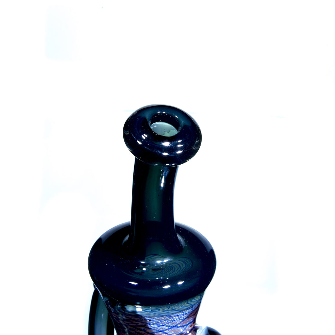 Double-uptake Floating Recycler - Grey/Blue & Red Reti - 10mm Female