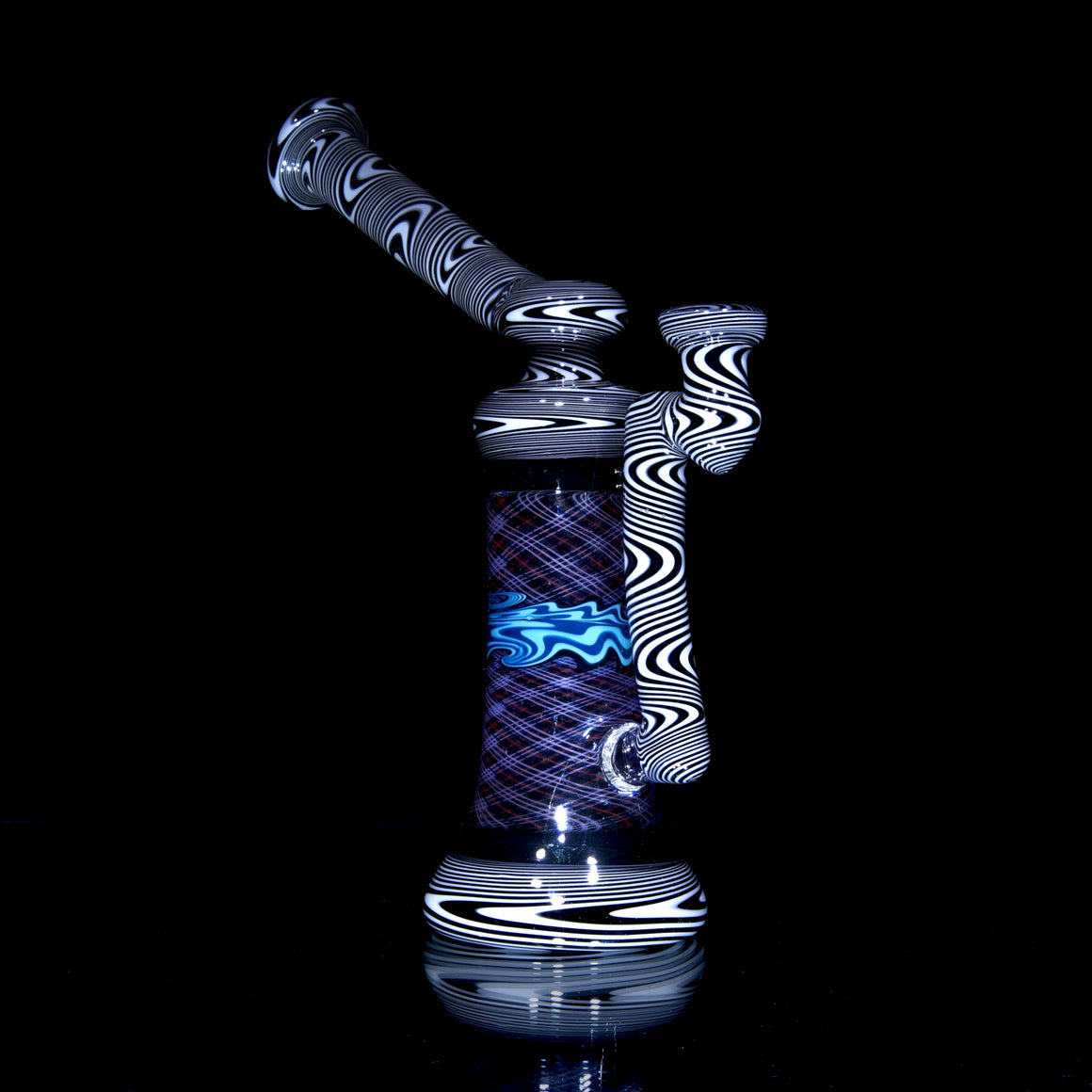 Fully-worked Bentneck Rig - Double Layer Linework over Reti - 10mm Female