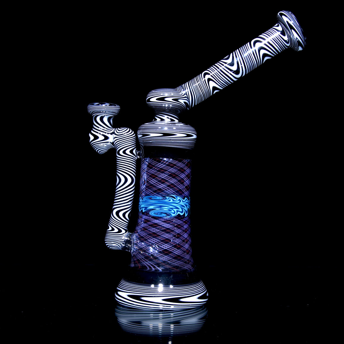 Fully-worked Bentneck Rig - Double Layer Linework over Reti - 10mm Female