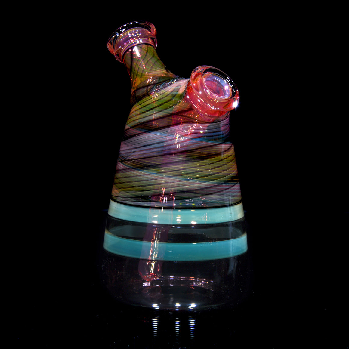 Gold & Silver Fume Reti/Encalmo Dewaar Wide Body Rig - 10mm Female