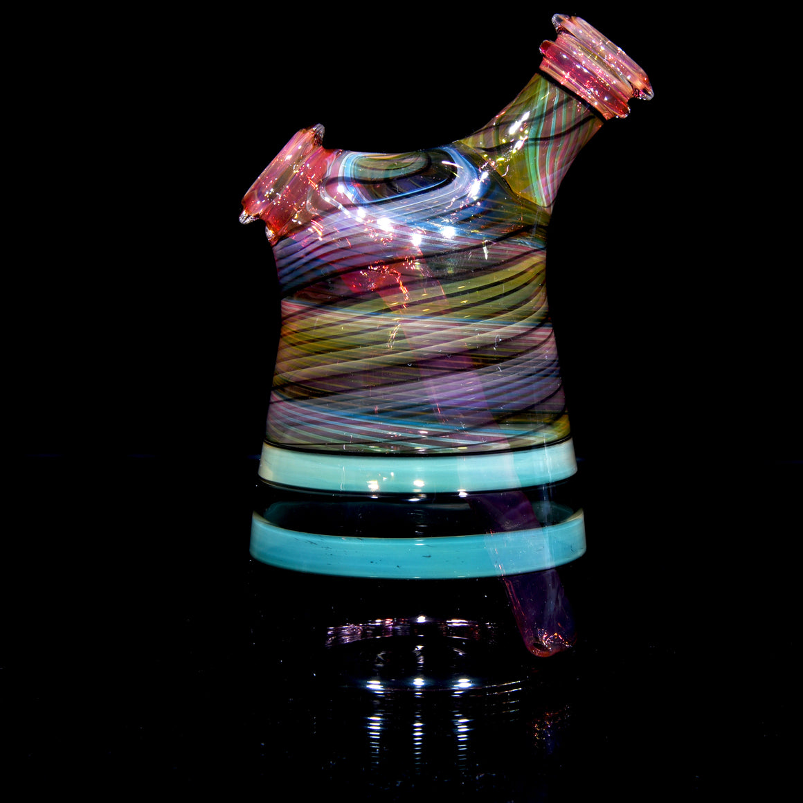 Gold & Silver Fume Reti/Encalmo Dewaar Wide Body Rig - 10mm Female