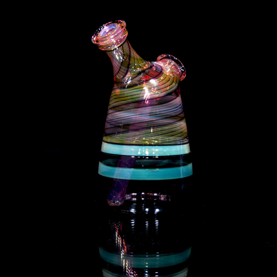 Gold & Silver Fume Reti/Encalmo Dewaar Wide Body Rig - 10mm Female