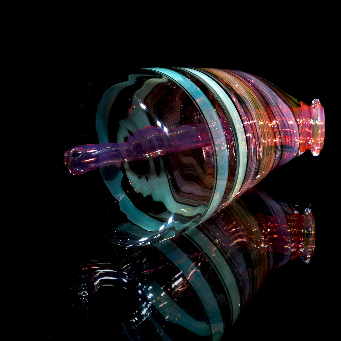 Gold & Silver Fume Reti/Encalmo Dewaar Wide Body Rig - 10mm Female