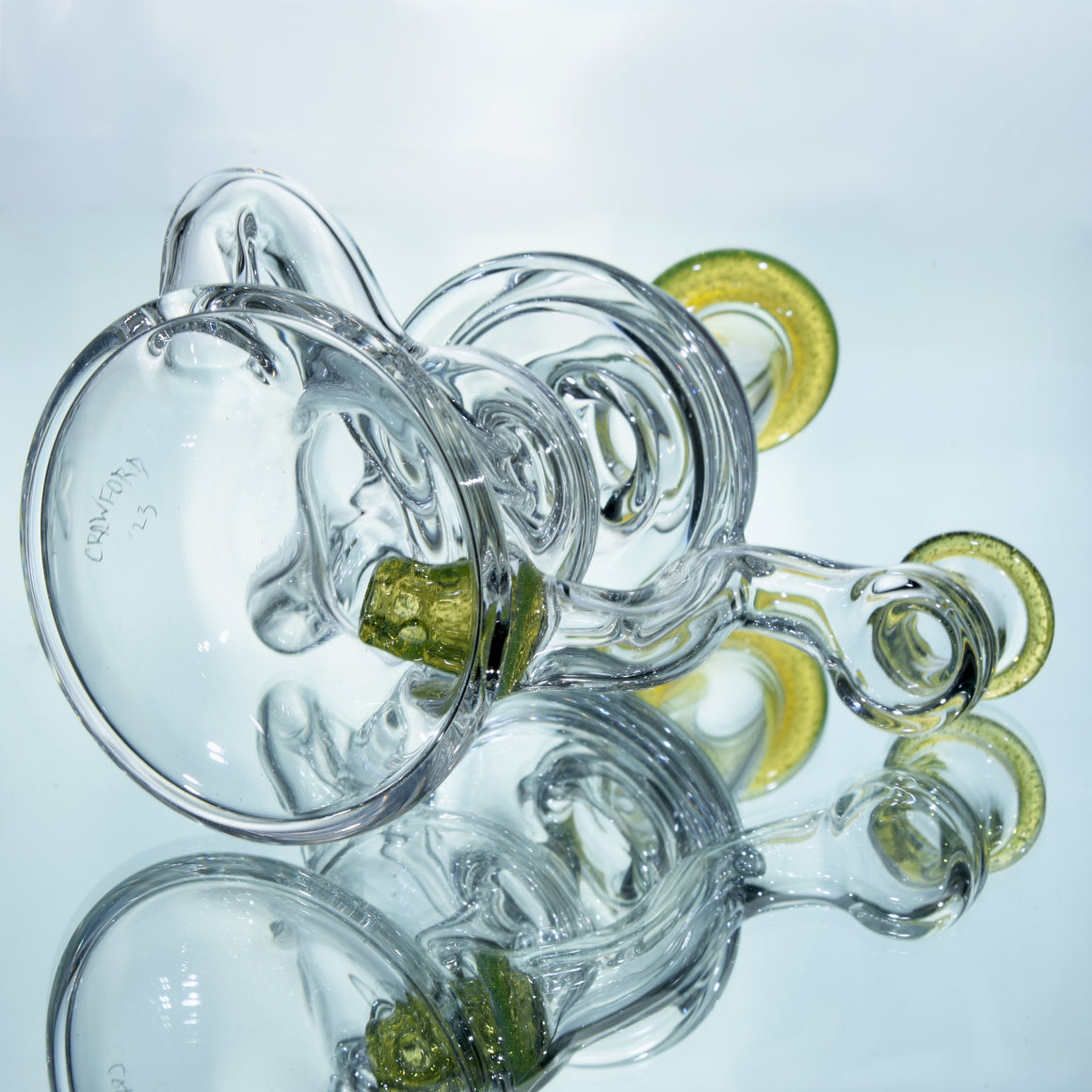 Refined Klein Recycler - CFL Sunset Slyme - 10mm Female