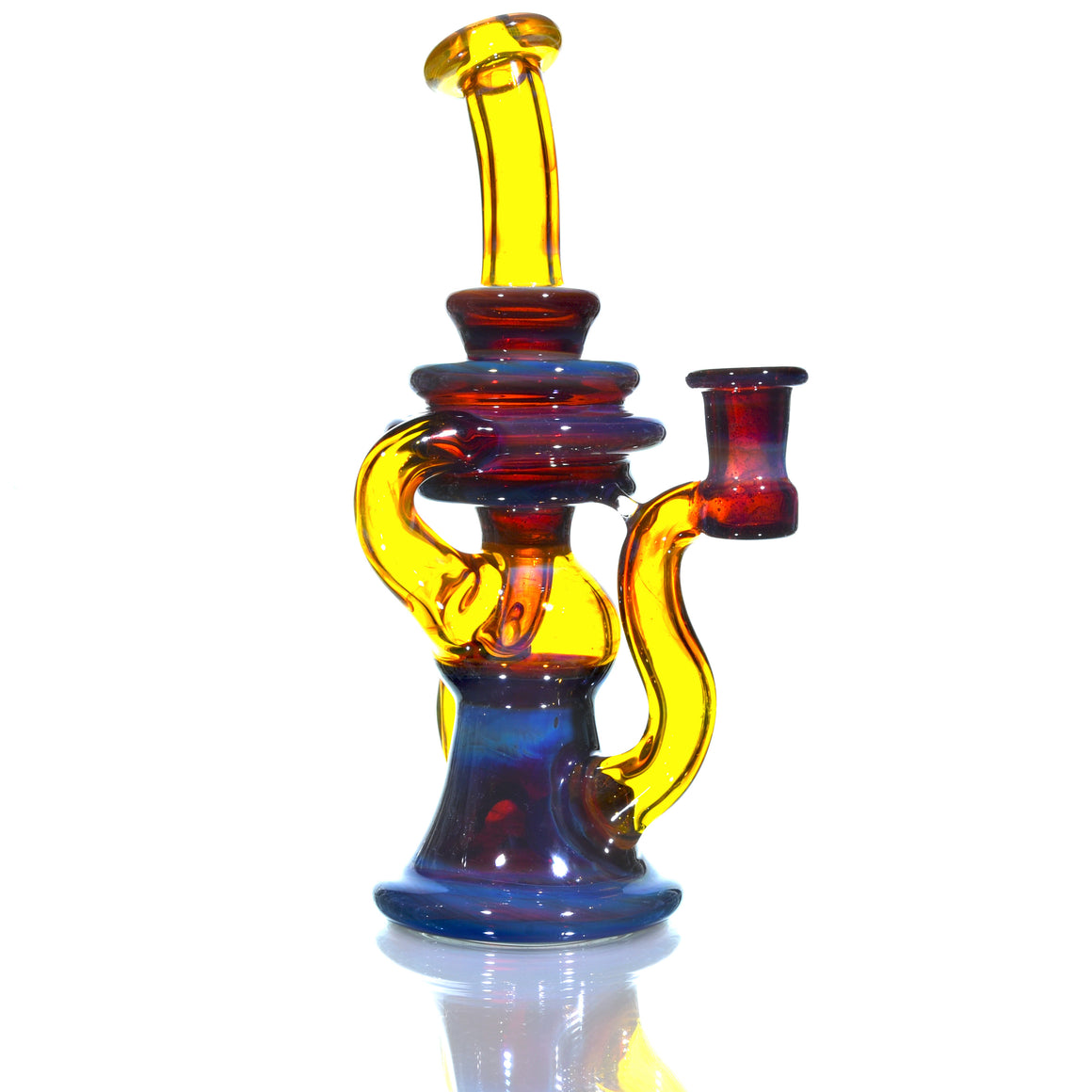 Refined Klein Recycler - NS Yellow/Amber Purple - 10mm Female