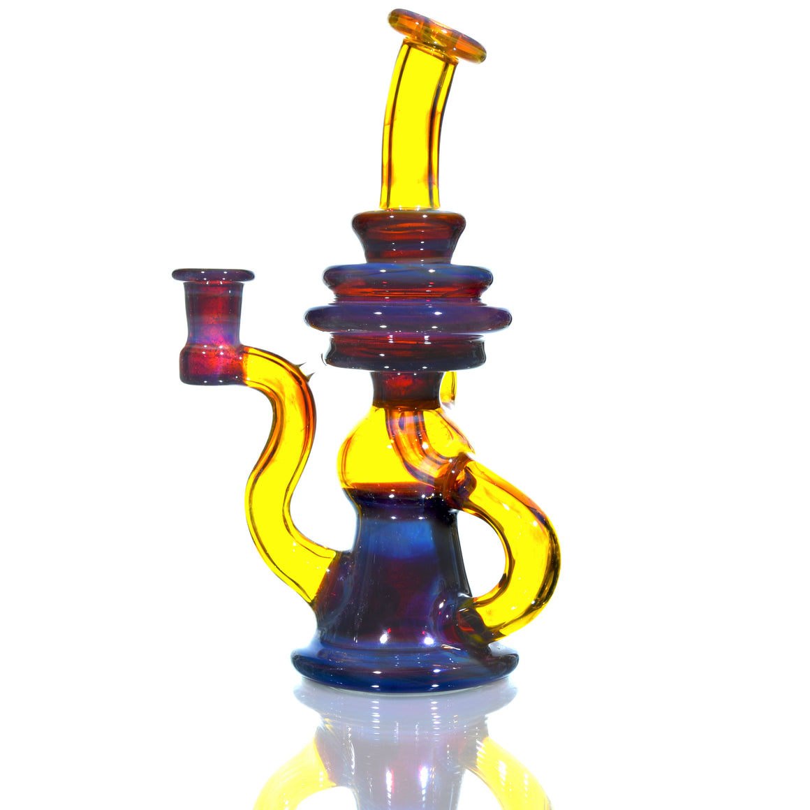 Refined Klein Recycler - NS Yellow/Amber Purple - 10mm Female