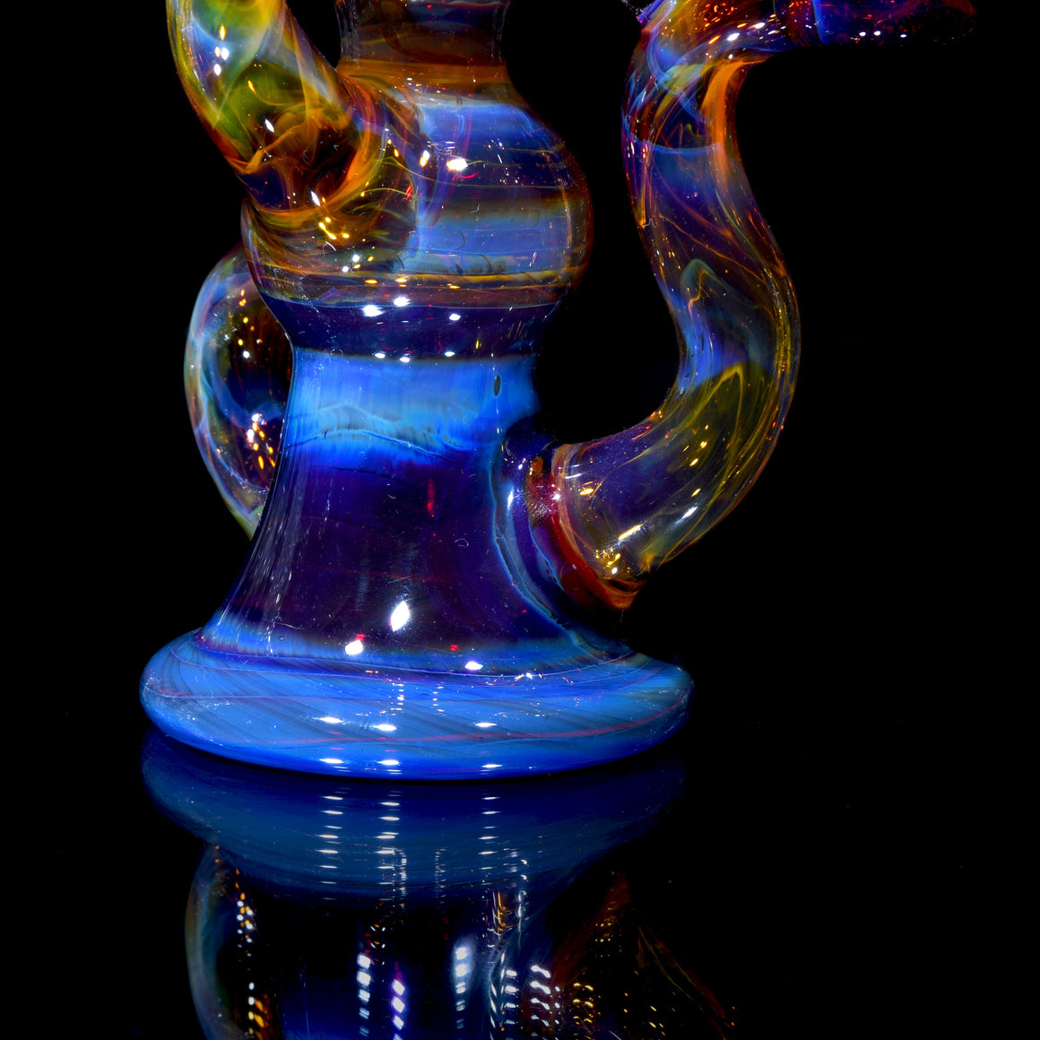 Refined Klein Recycler - NS Yellow/Amber Purple - 10mm Female