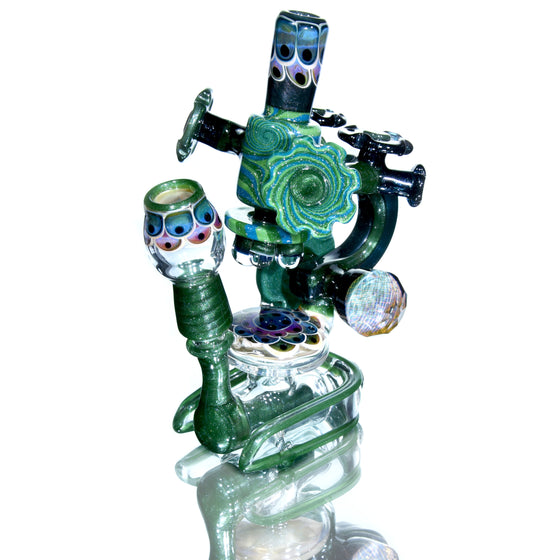 Collab - Darby-inspired Dichroic Linework/Dotstack Microscope - 14mm Male