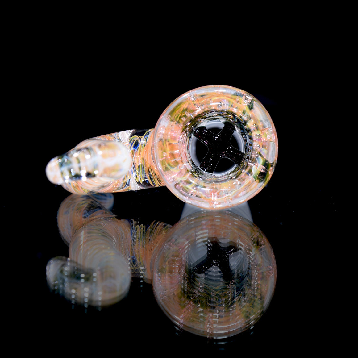 Fumed 4-hole Horned Slide - 18mm