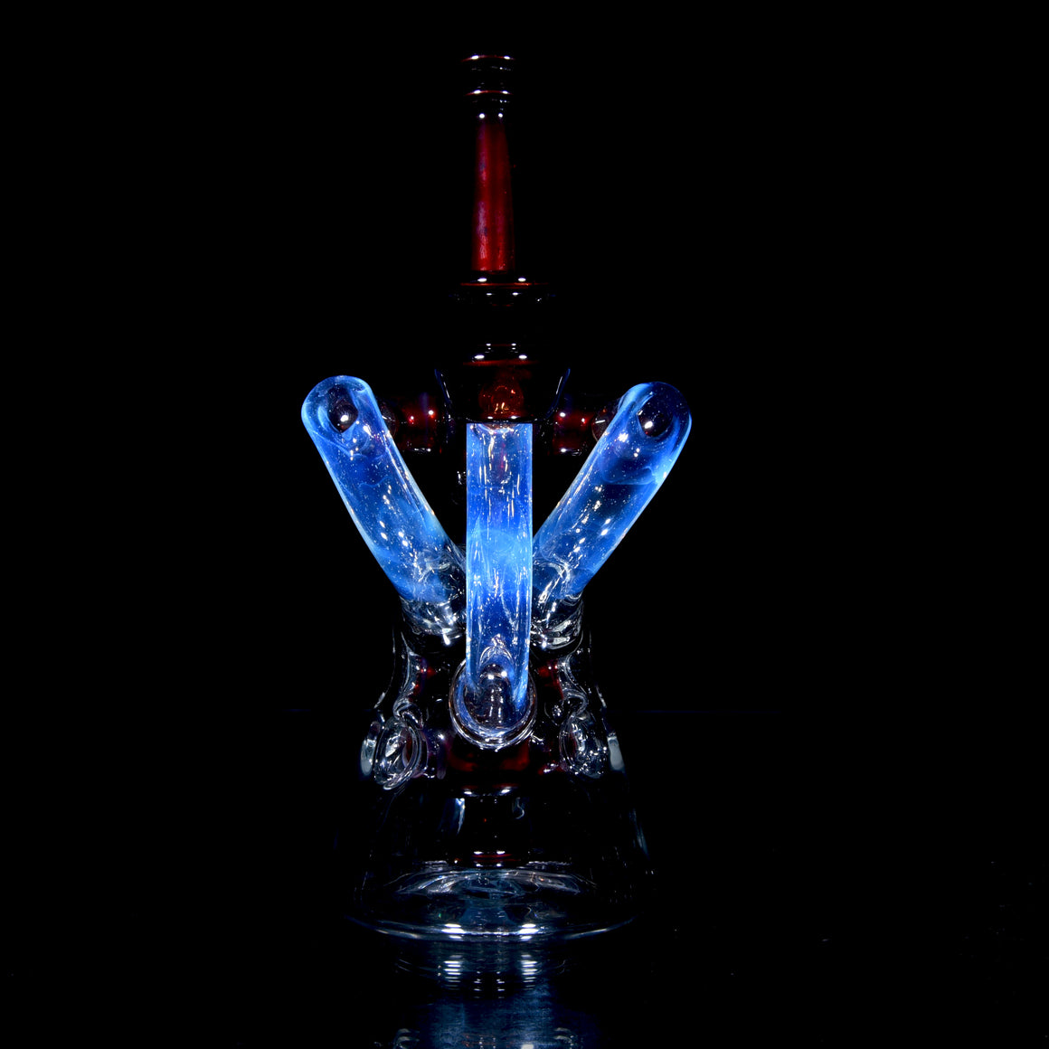 Fab Terp Guzzler Recycler - Dense Phoenix over Bronze/Ghost - 10mm Female