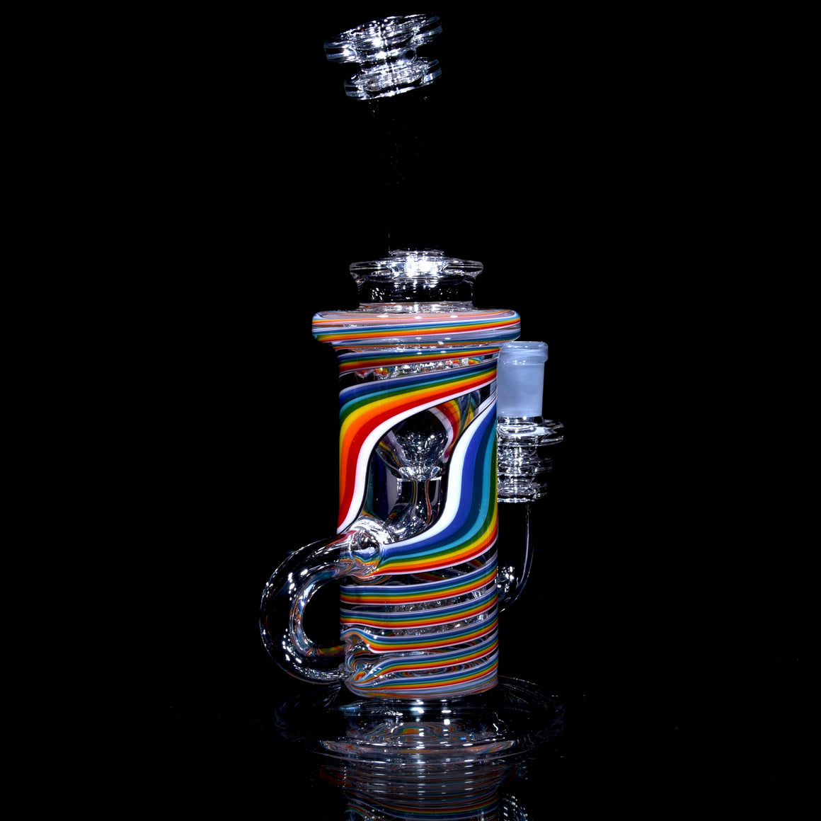 Lineworked Klein Recycler - Rainbow - 14mm Female