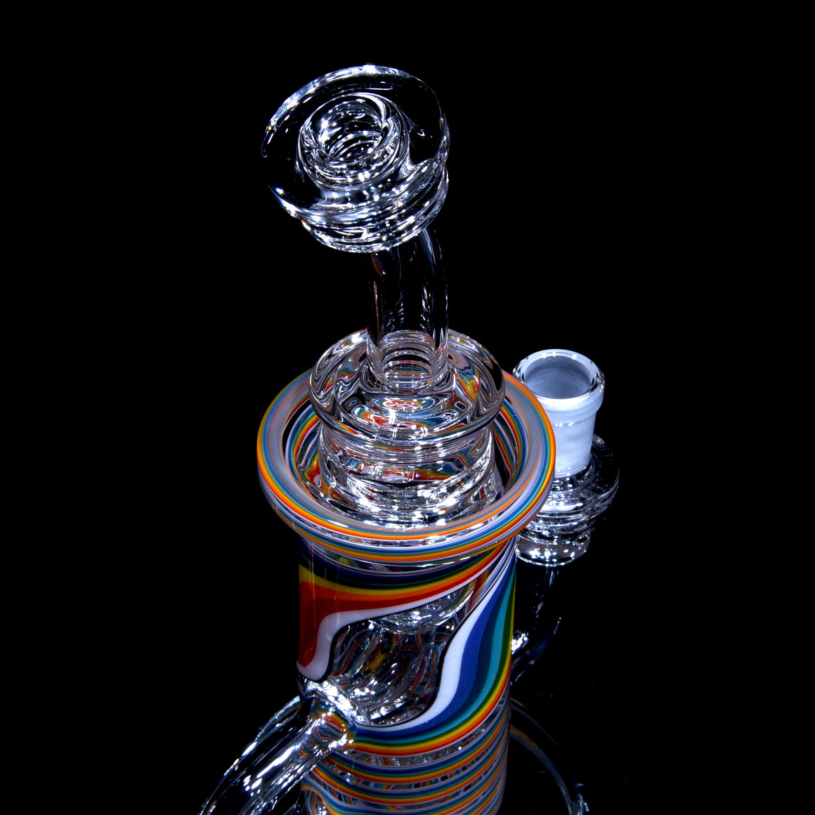 Lineworked Klein Recycler - Rainbow - 14mm Female