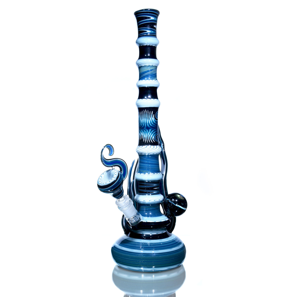 Solo White/Blue Icy Linework Tube