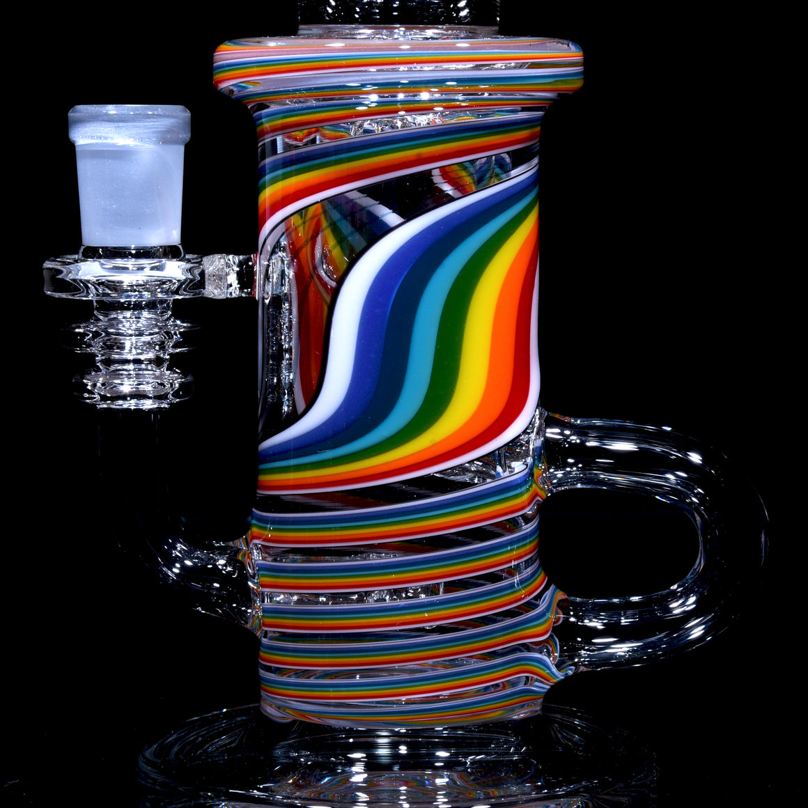 Lineworked Klein Recycler - Rainbow - 14mm Female