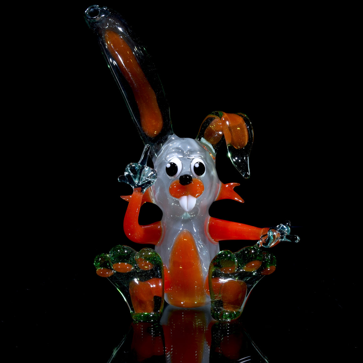 Rosin Rabbit Sculpted Rig - Elixir/Hot Sauce/Transparent White - 14mm Female