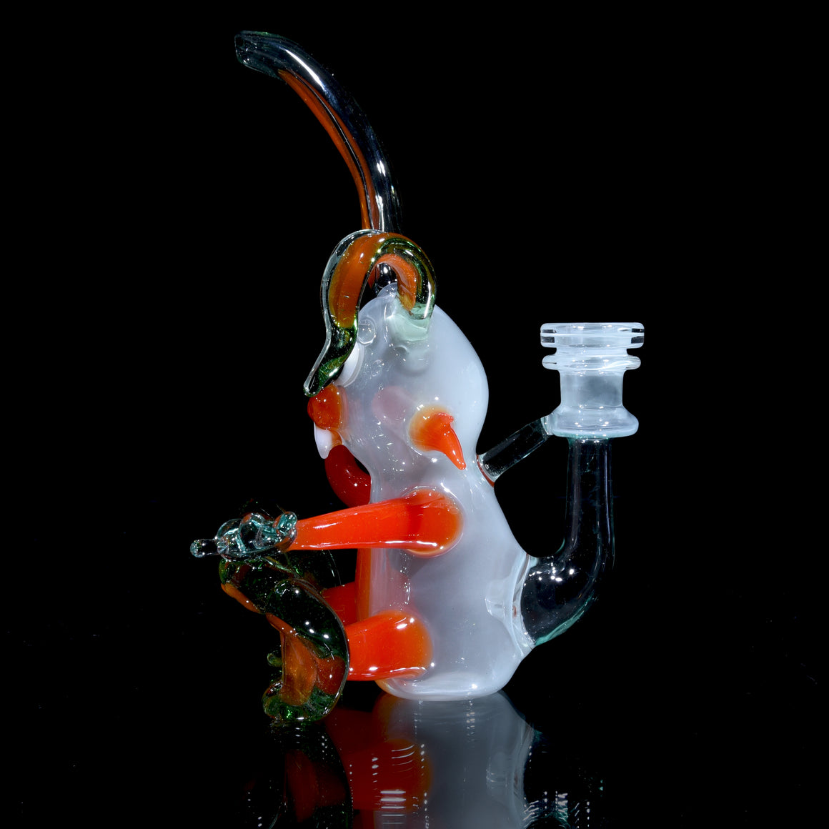 Rosin Rabbit Sculpted Rig - Elixir/Hot Sauce/Transparent White - 14mm Female