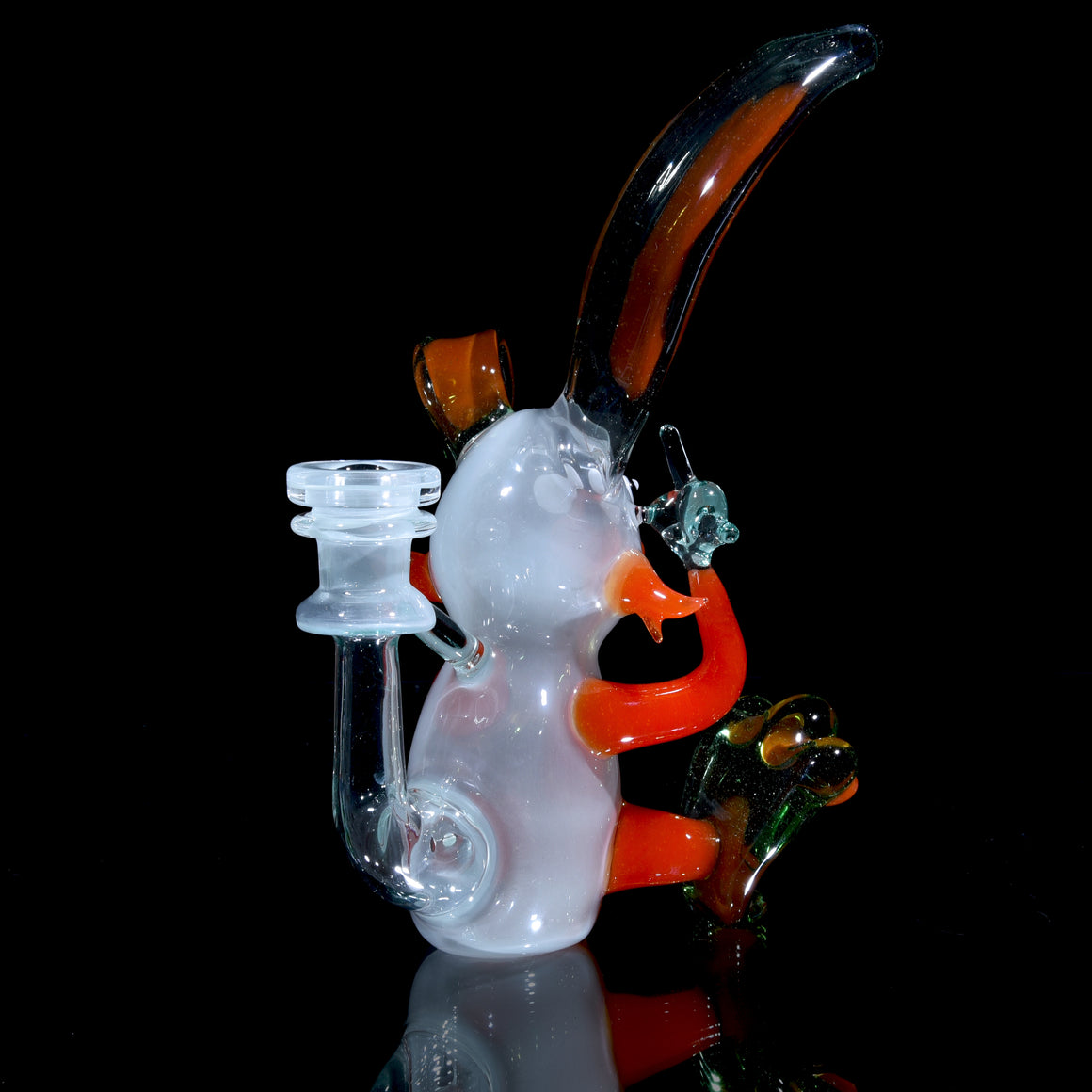 Rosin Rabbit Sculpted Rig - Elixir/Hot Sauce/Transparent White - 14mm Female