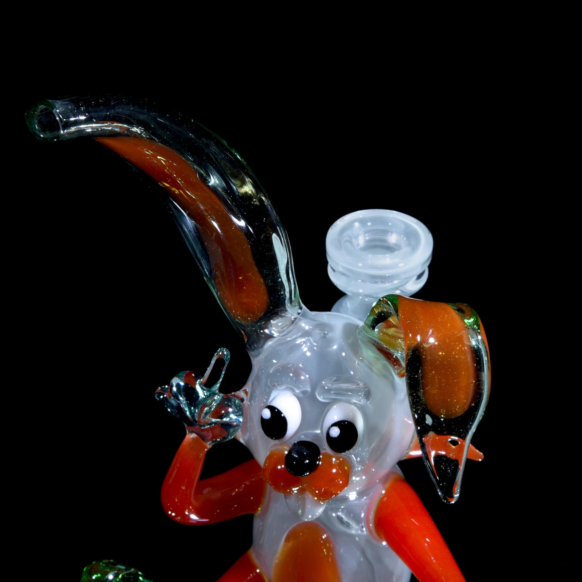 Rosin Rabbit Sculpted Rig - Elixir/Hot Sauce/Transparent White - 14mm Female