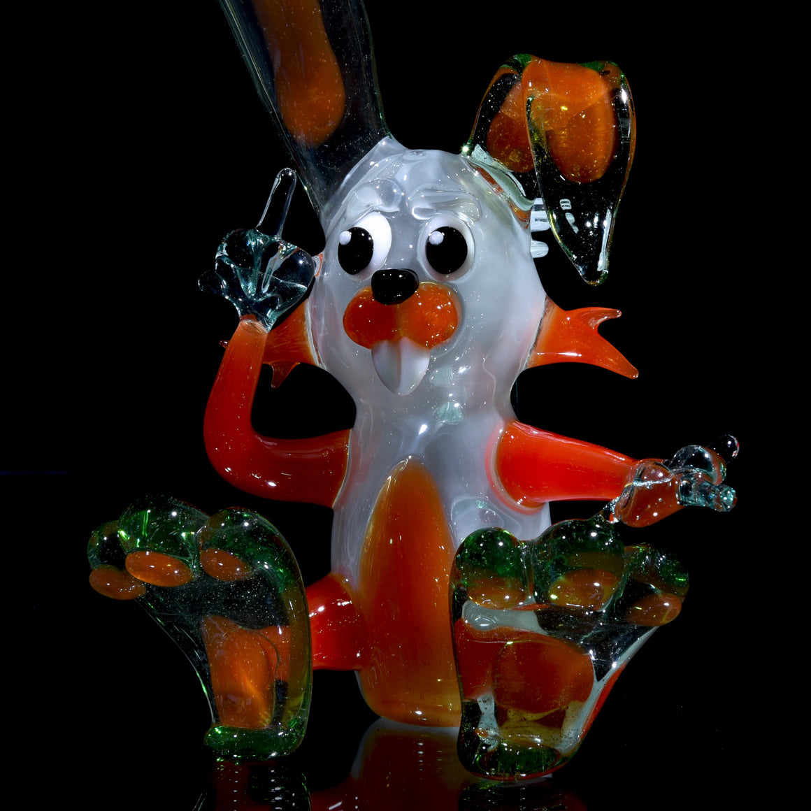 Rosin Rabbit Sculpted Rig - Elixir/Hot Sauce/Transparent White - 14mm Female
