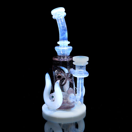 Blooper Straight Fab w/ Opal- CFL Phaze/Secret White- 14mm Female