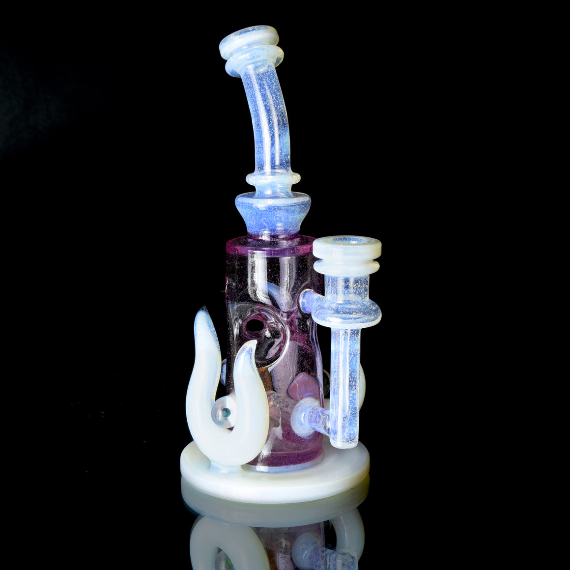 Blooper Straight Fab w/ Opal- CFL Phaze/Secret White- 14mm Female