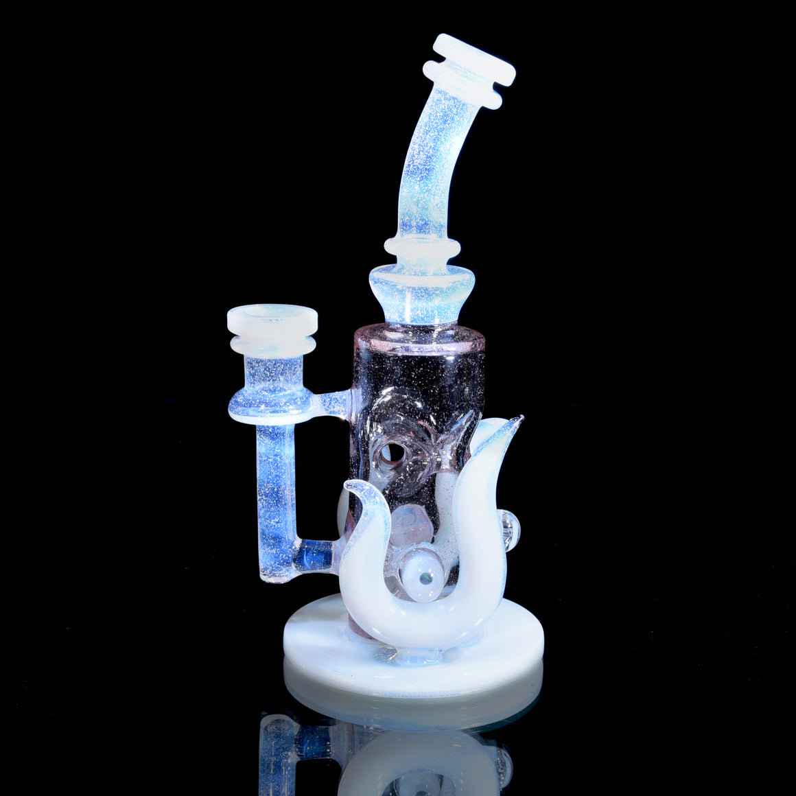 Blooper Straight Fab w/ Opal- CFL Phaze/Secret White- 14mm Female