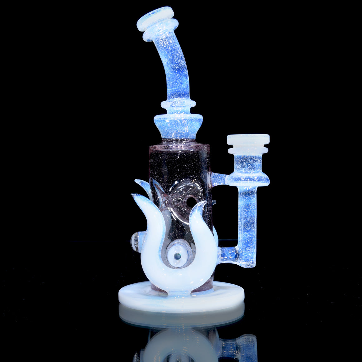 Blooper Straight Fab w/ Opal- CFL Phaze/Secret White- 14mm Female