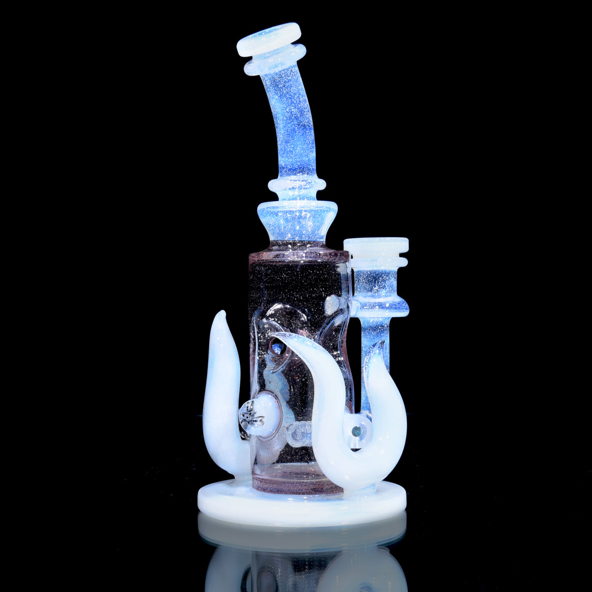 Blooper Straight Fab w/ Opal- CFL Phaze/Secret White- 14mm Female