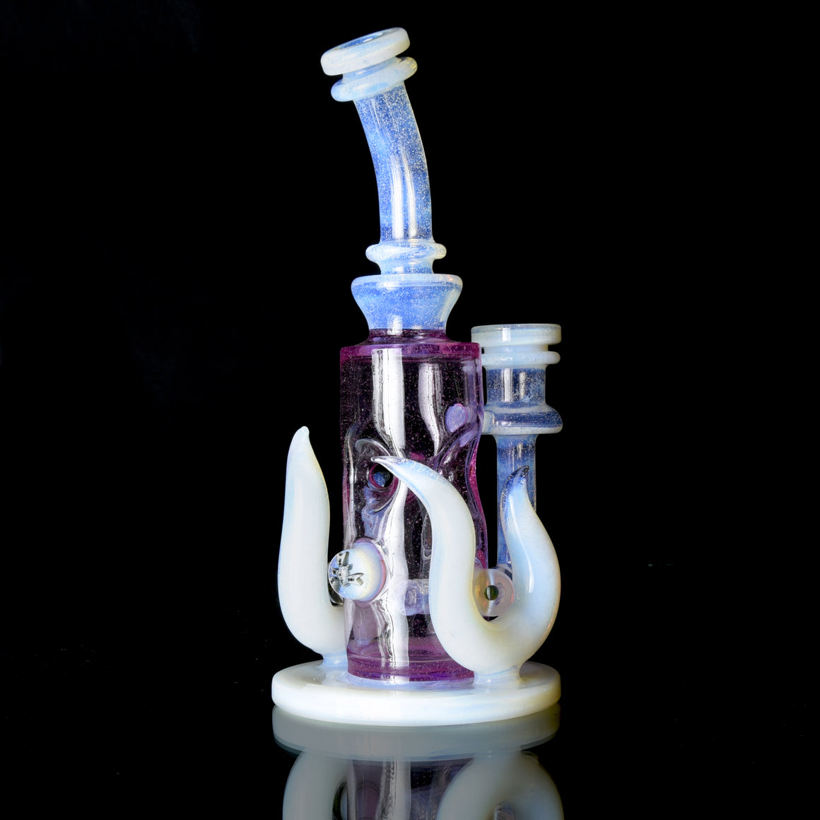 Blooper Straight Fab w/ Opal- CFL Phaze/Secret White- 14mm Female