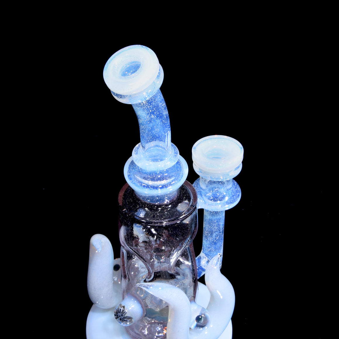 Blooper Straight Fab w/ Opal- CFL Phaze/Secret White- 14mm Female