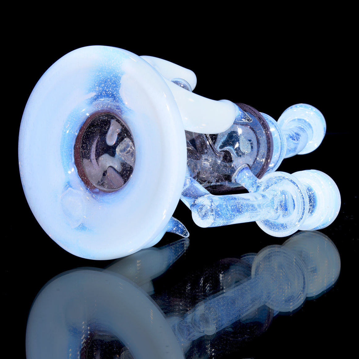 Blooper Straight Fab w/ Opal- CFL Phaze/Secret White- 14mm Female