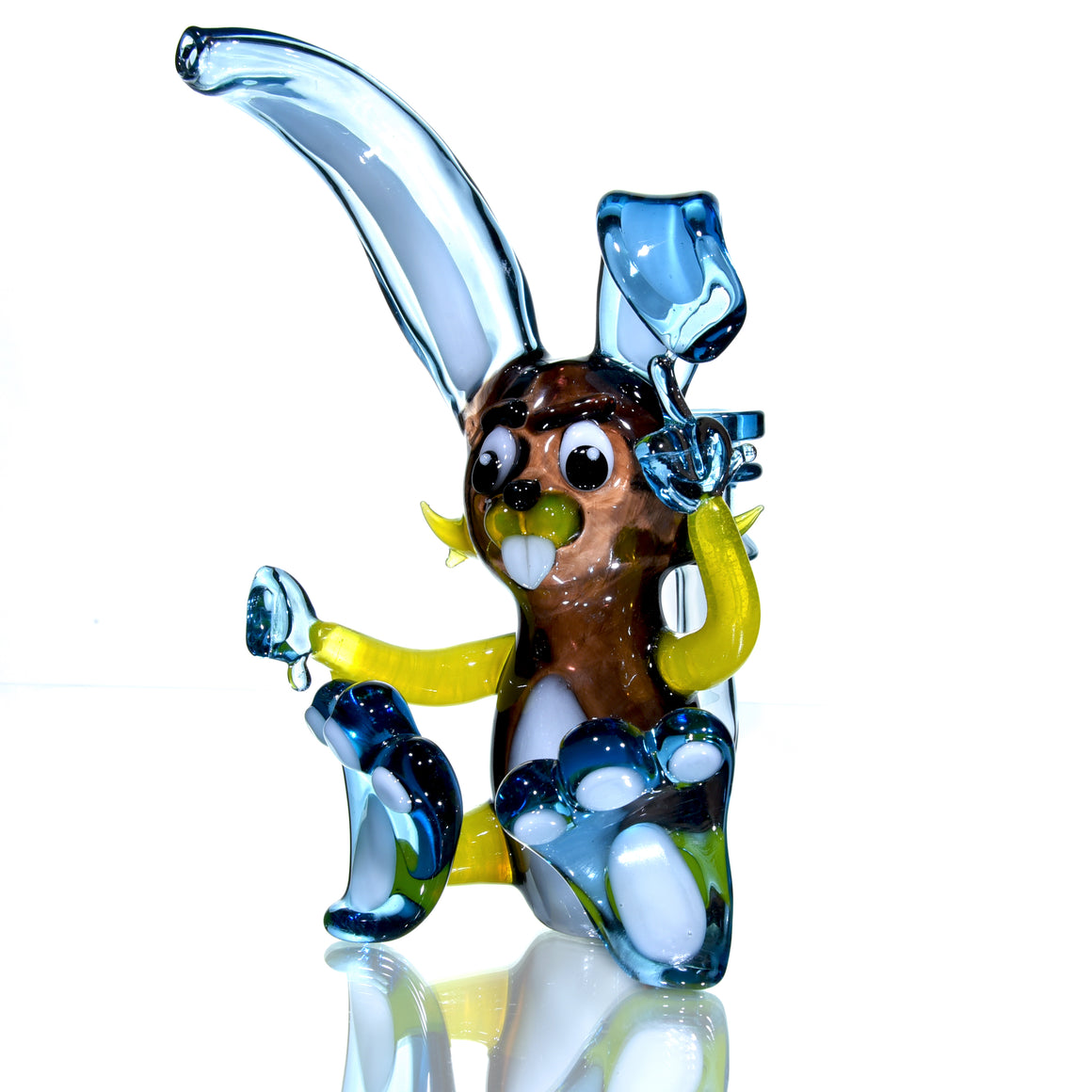 Rosin Rabbit Sculpted Rig - Raindrop/Lemon Drop/Sienna Brown - 14mm Female