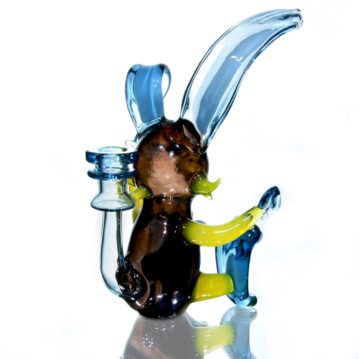 Rosin Rabbit Sculpted Rig - Raindrop/Lemon Drop/Sienna Brown - 14mm Female