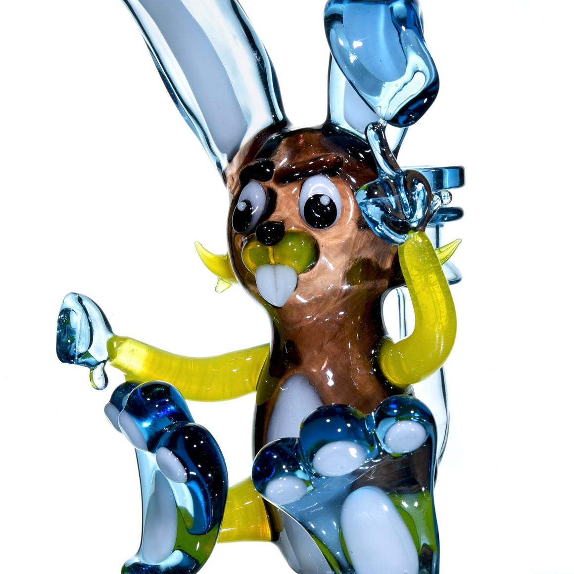 Rosin Rabbit Sculpted Rig - Raindrop/Lemon Drop/Sienna Brown - 14mm Female