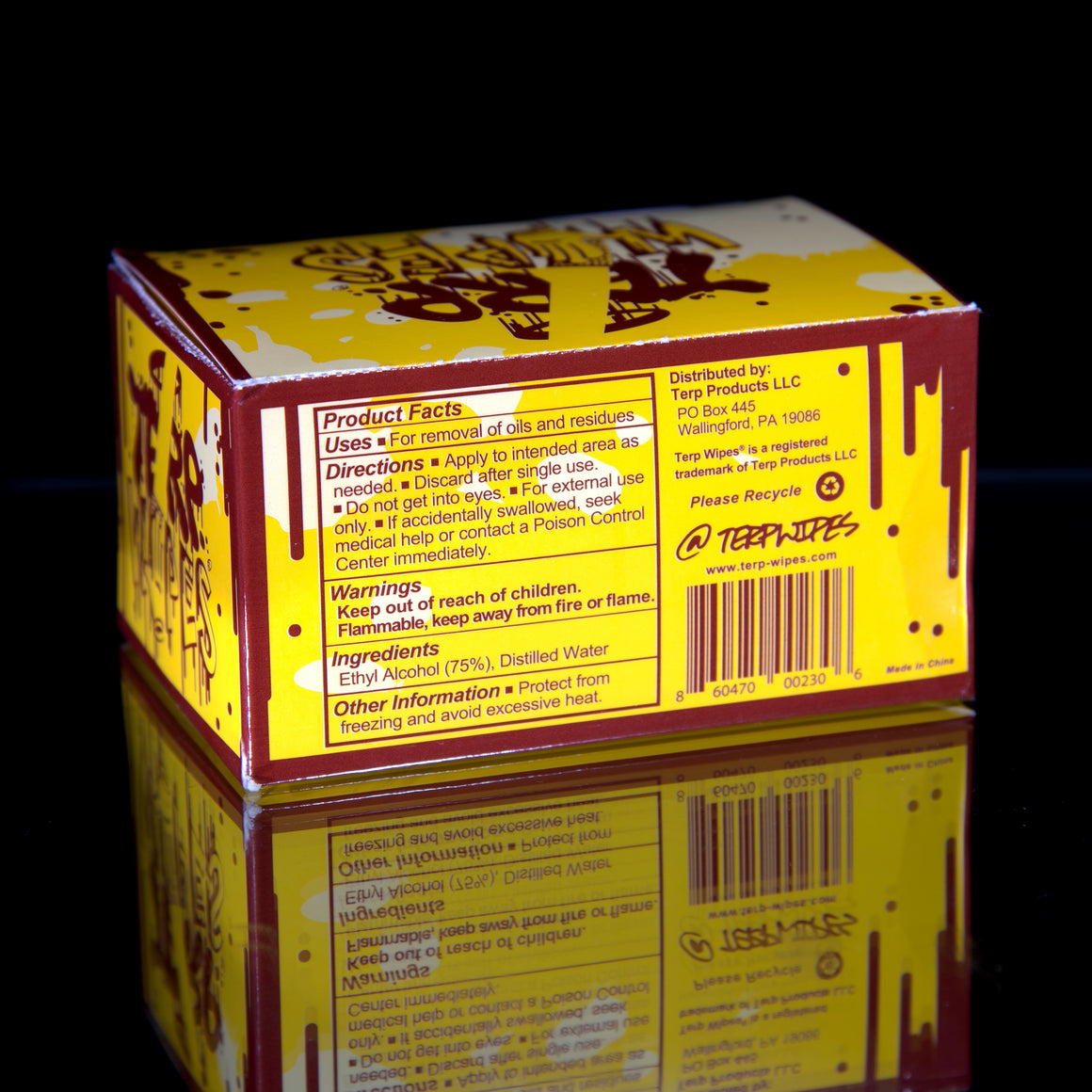 Terp Wipes - Ethyl Alcohol Cotton Wipes w/ Picks - 70 pack