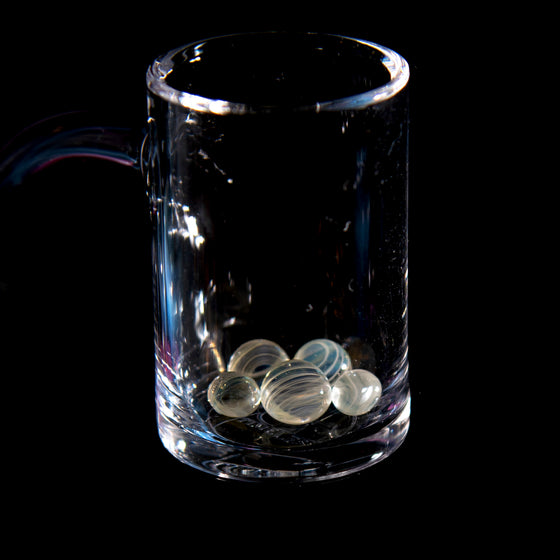 Heady Boro Dab Pearls - Silver Fume Spiral