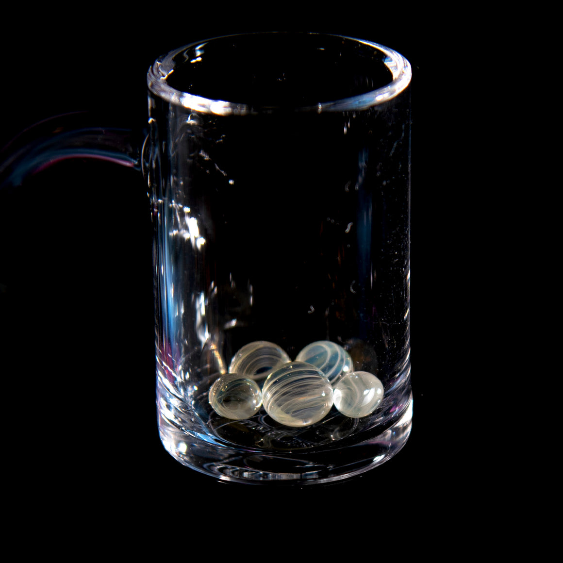 Heady Boro Dab Pearls - Silver Fume Spiral
