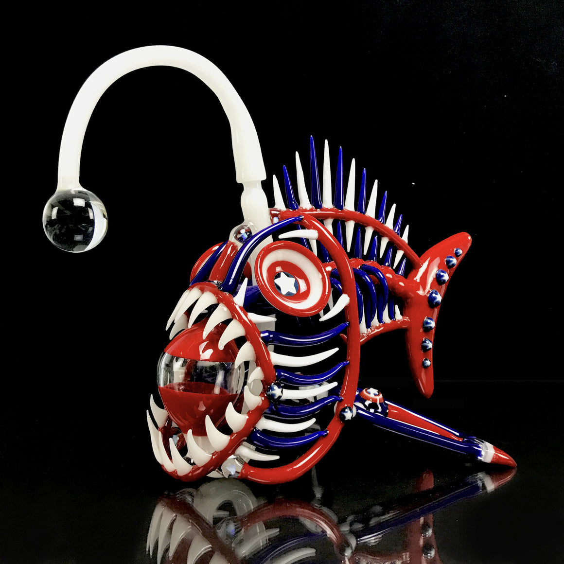 "Stars, Stripes, and Spikes" - 2014 Full-size Angler Fish