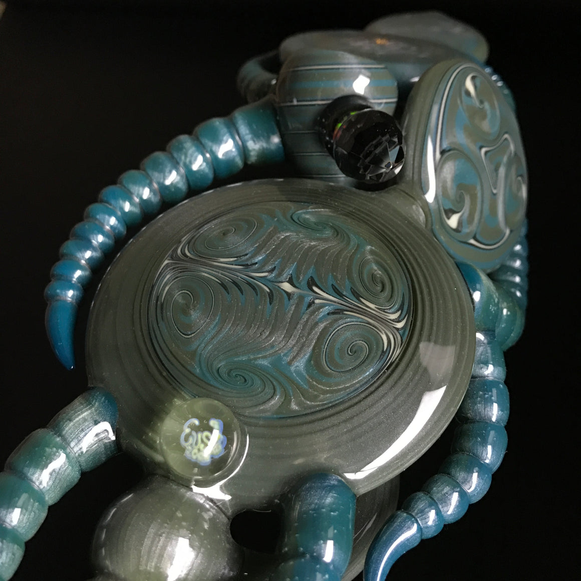 OG Moss/OG Aqua Upline Bubbler
