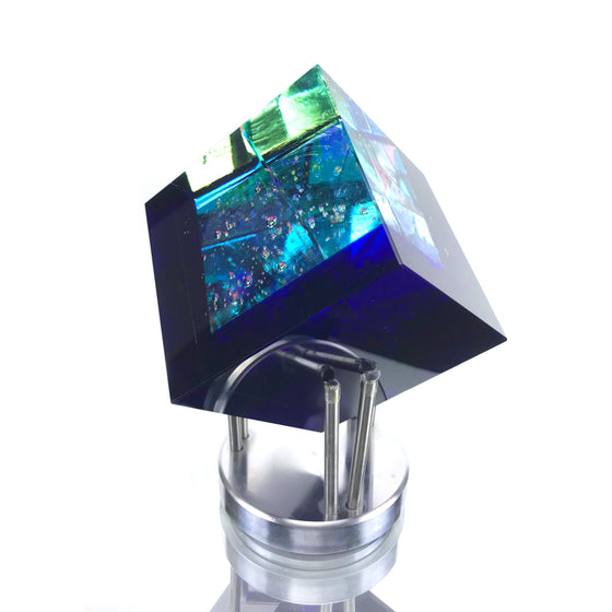 2019 Dichroic Cube (4.0" x 4.0" x 4.0")