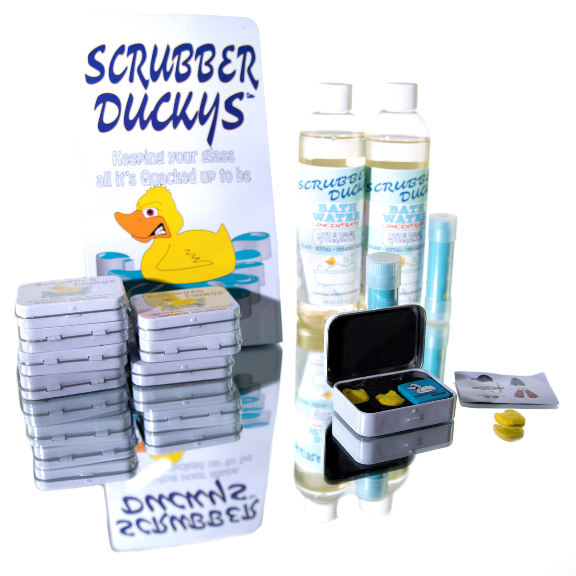 Scrubber Ducky - Magnetic Glass Cleaner Starter Kit