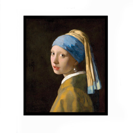 "Girl with a Pearl Earring" by Johannes Vermeer - 10.65" x 9.0" Timeless Mood Mat