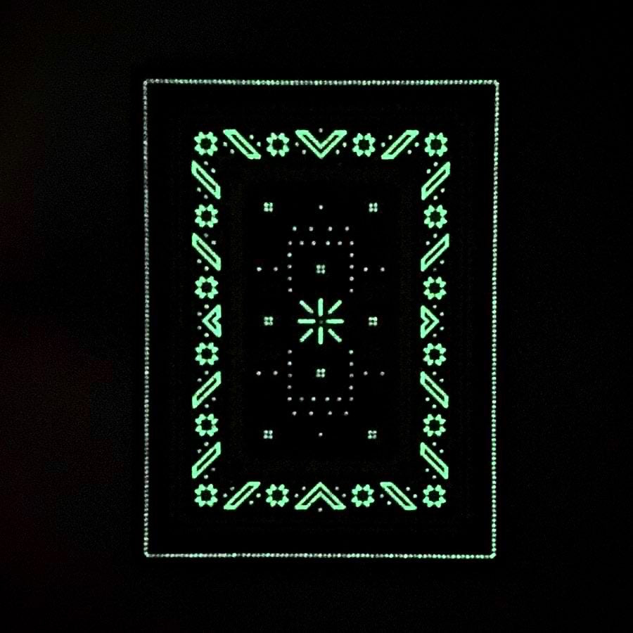 Cobalt Bitrug - UV Reactive Mood Mat 8.25" x 11" - Limited Edition 555 quantity